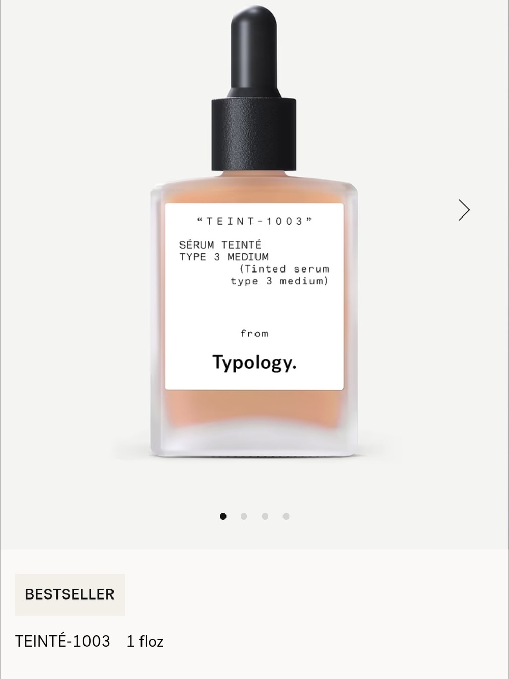 Typology Tinted Serum - Medium, Type 3